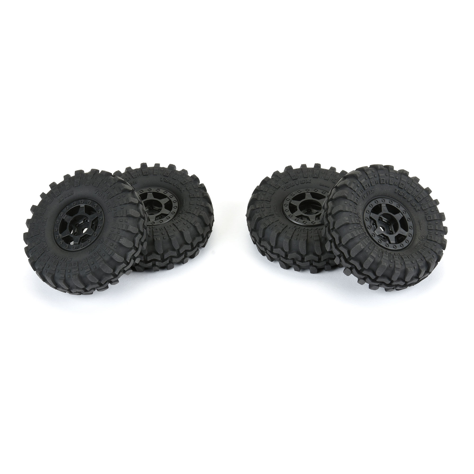 Proline 1:24 Interco Super Swamper F/R 1.0&quot; Tires MTD 7mm Black (G-PRO10214-10)