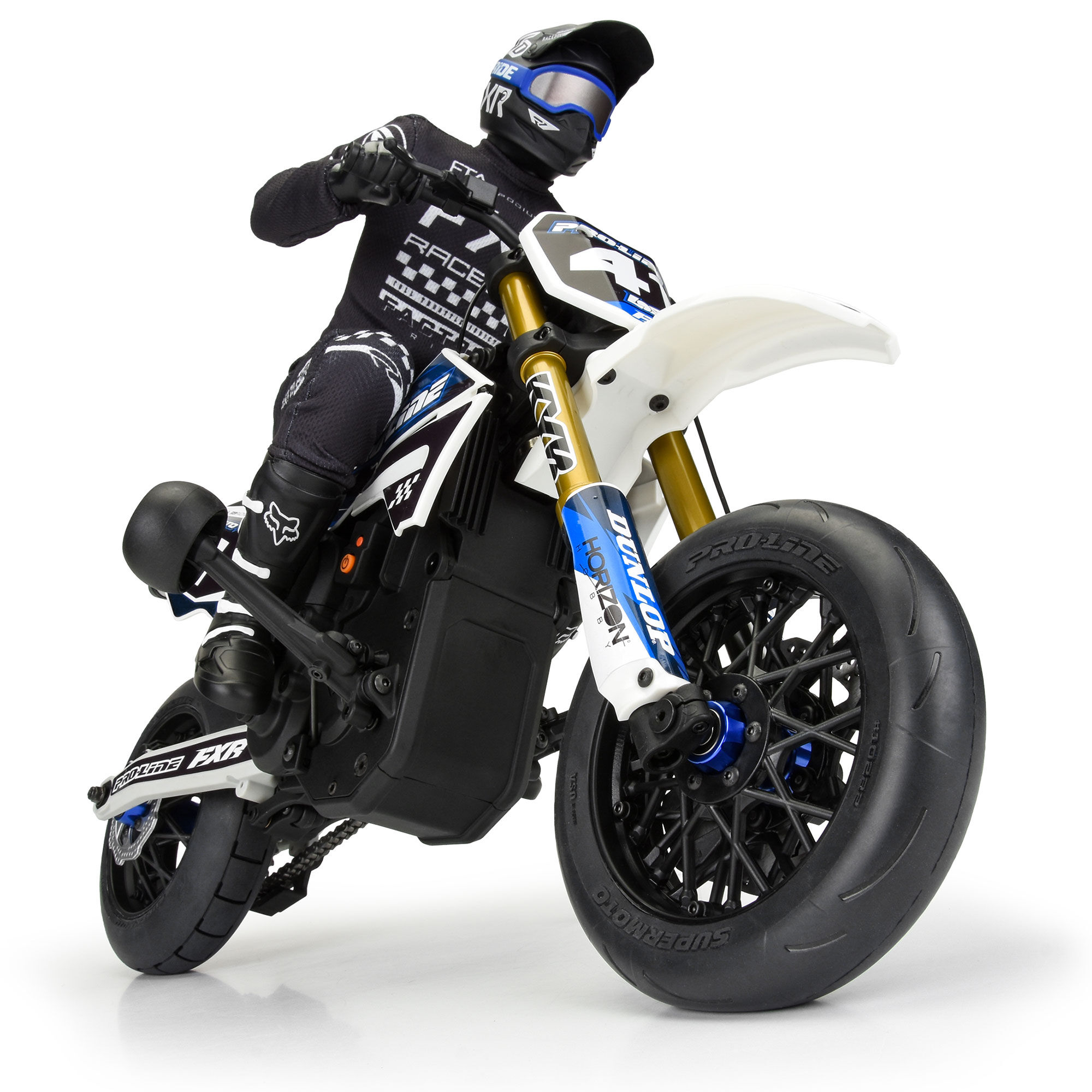 Proline 1:4 Supermoto S3 Motorcycle Front Tire MTD Black (1) PROMOTO (G-PRO10222-10)