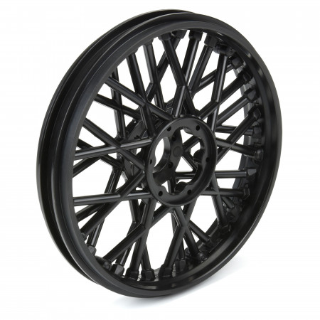 Pro-Line 1/4 Bullyspoke V2 Bead Rear Wheel Black: Promoto-MX (G-PRO283203)