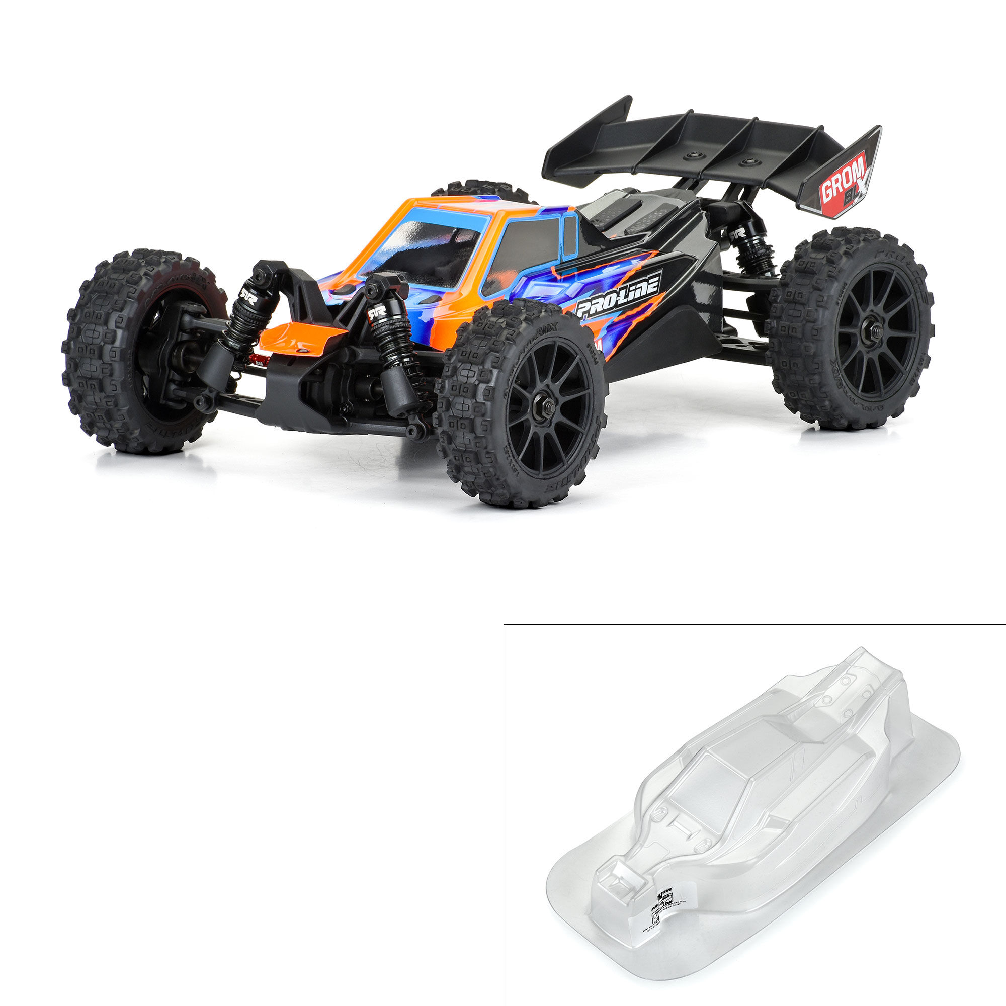 Pro Line 1/14 Axis Clear Body: Typhon GROM (G-PRO367100)