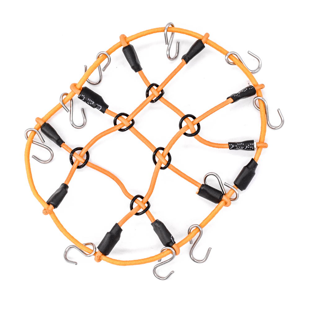 RC Overhaul Roof Rack Luggage Net Orange SCX24 (G-RCO-CR022OR)