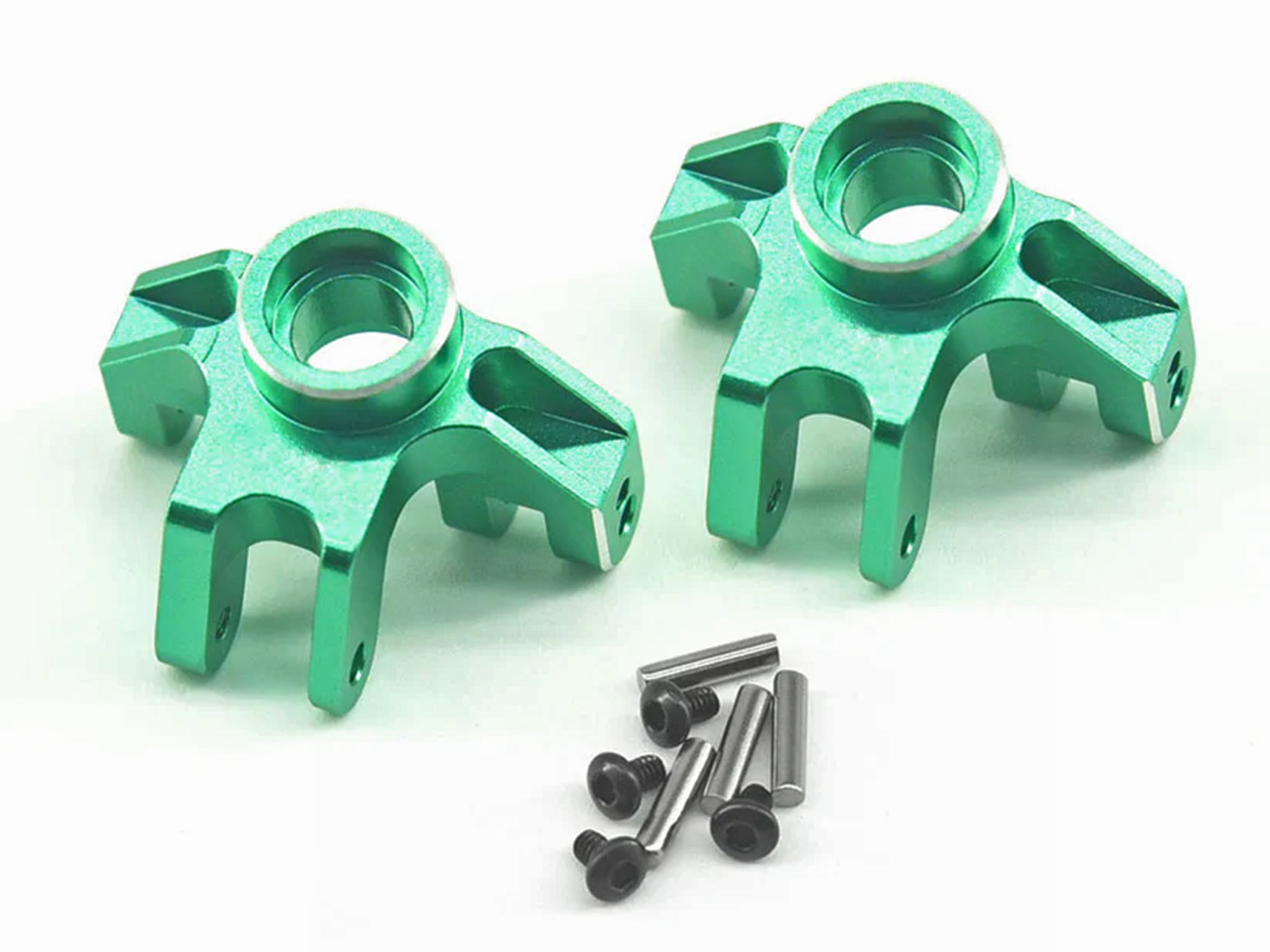 RC Overhaul Steering Knuckles Green Alum Pr, LMT Mini (G-RCO-LOS04G)