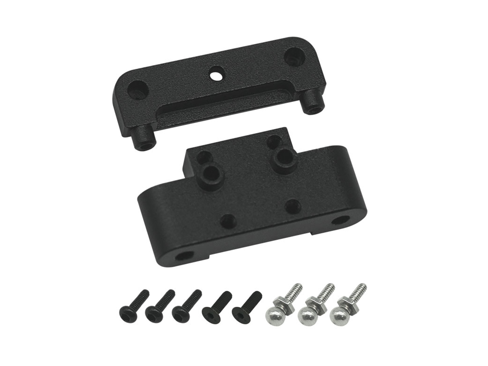 RC Overhaul Aluminum Front Arm Mount: Micro-B (G-RCO-LOS14BK)