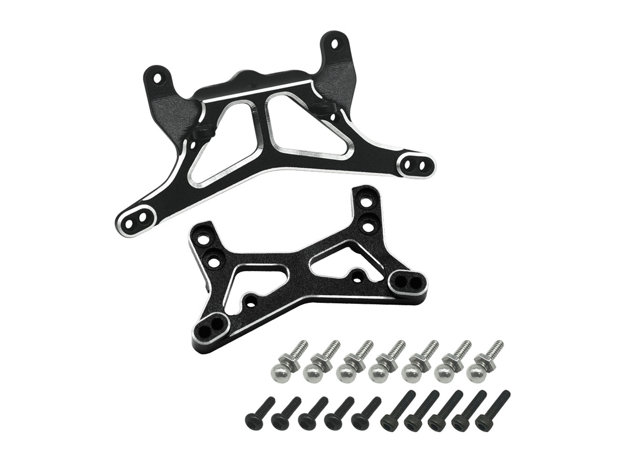 RC Overhaul Aluminum Front and Rear Shock Mounts: Micro-B (G-RCO-LOS16)