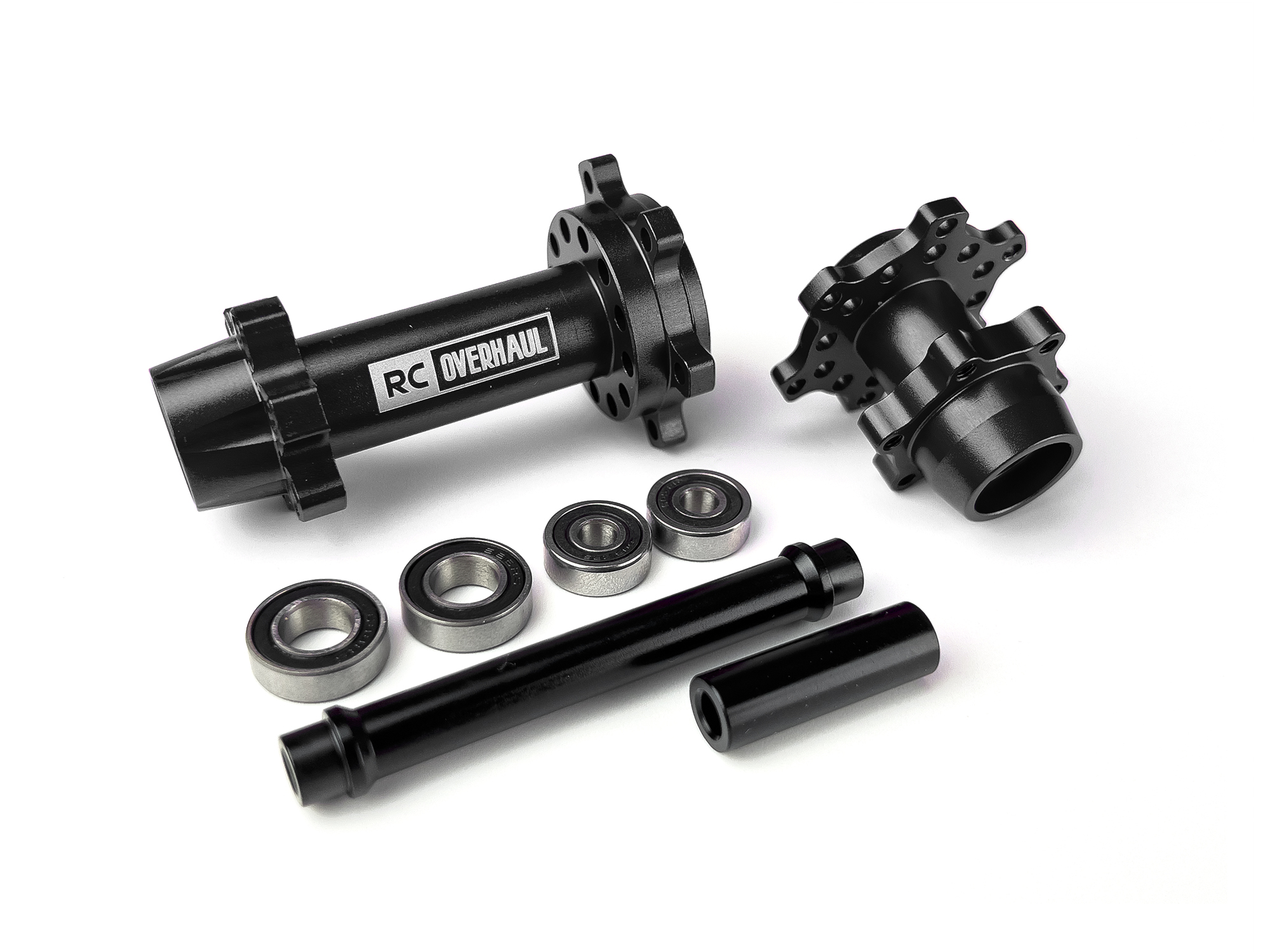 RC Overhaul Aluminum Hub Set, Promoto, Black (G-RCO-MX01BK)