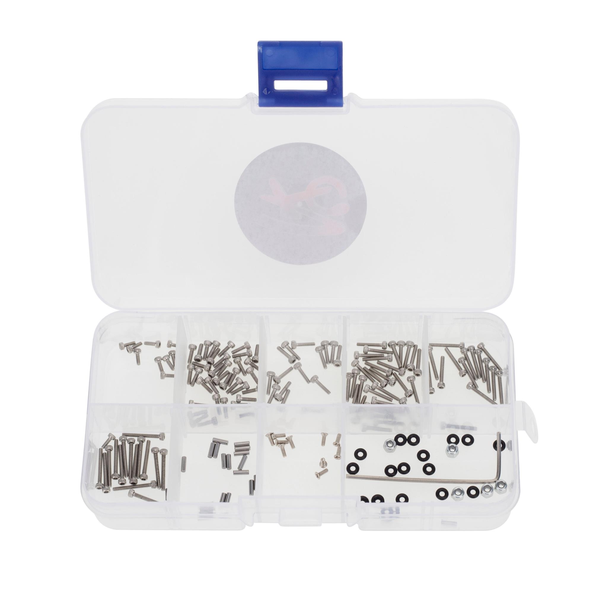 RC Overhaul SS Screw Set (176pcs boxed) SCX24 (G-RCO-SCR004)