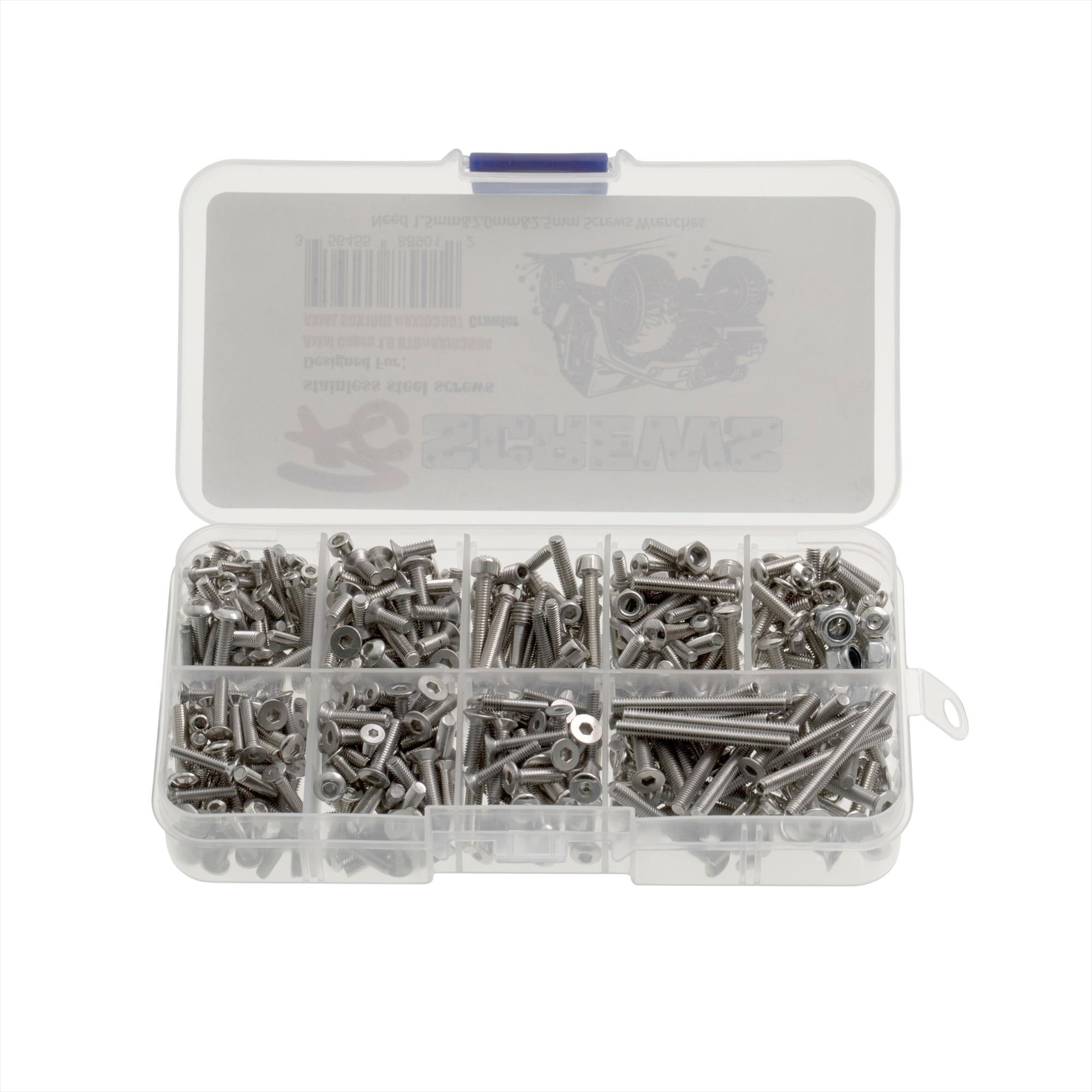 RC Overhaul SS Screw Set (430pcs boxed) SCXIII (G-RCO-SCR005)