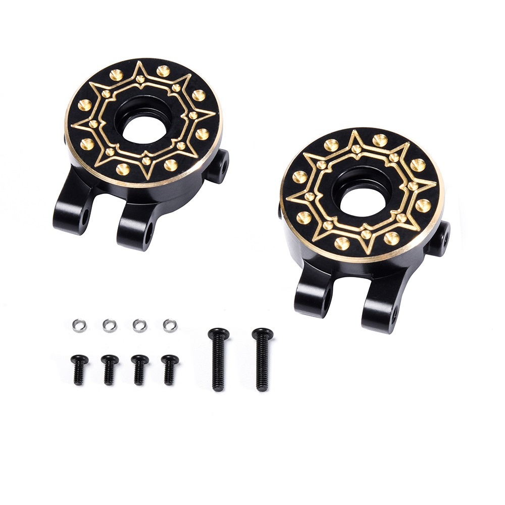 RC Overhaul Steering Knuckles, Blk Brass Pr TRX-4M (G-RCO-TRX008)