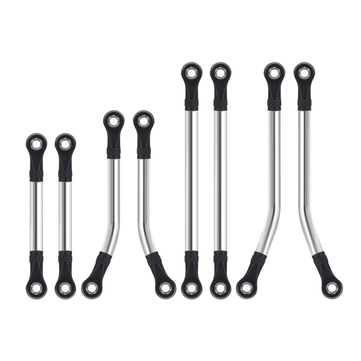 RC Overhaul Curved Rod Set SS 8pcs TRX-4M (G-RCO-TRX015)