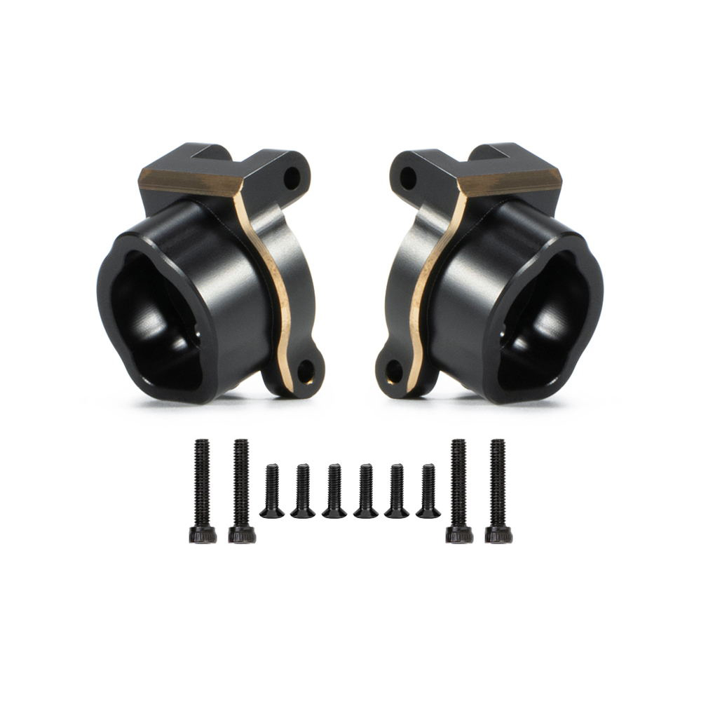 RC Overhaul Rear Portal Axle Mount, Blk Brass, TRX4/6 (G-RCO-TRX023)