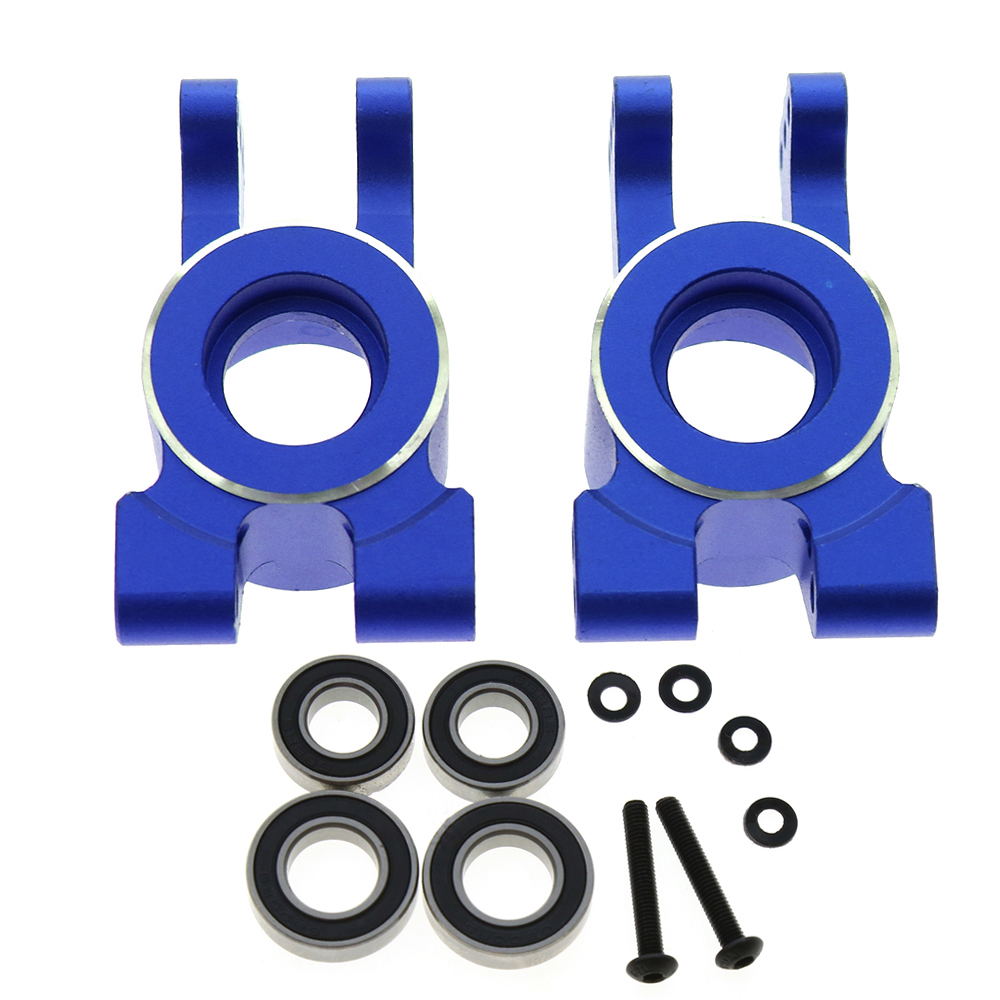 RC Overhaul Hub, Rear Blue Aluminum w/brgs (Pr) Sledge (G-RCO-TRX029)