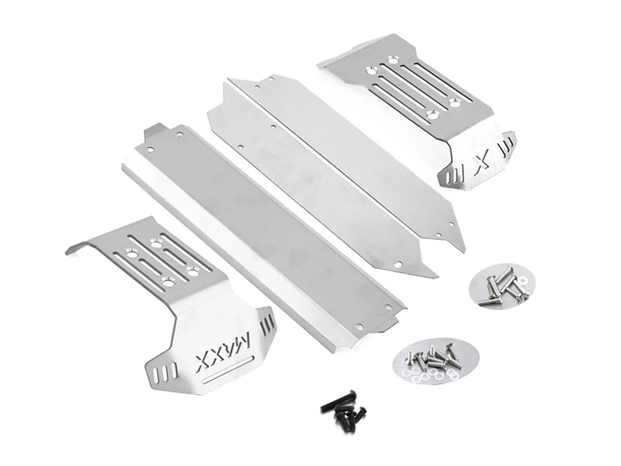 RC Overhaul Maxx V2.0 Longer S.Steel Chassis Skid Plate (G-RCO-TRX035)
