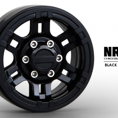 GMADE 1.9 NR02 Beadlock Wheels Black 2pcs (GM70264)