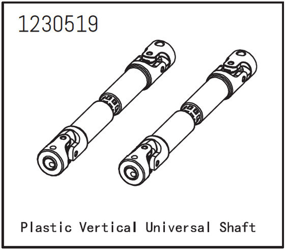 Absima Universal Shaft (2) ( AB 1230519)
