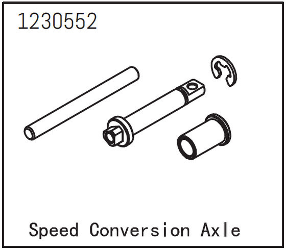 Absima Speed Conversional AXLe ( AB 1230552)