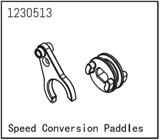 Absima Speed Conversion Paddles ( AB 1230513)