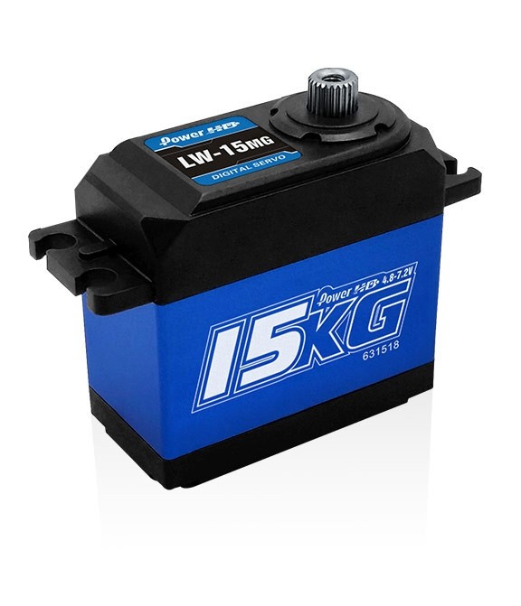 Power HD LW-15MG Alu Case Digital Waterproof Metal Geared Servo 15Kg (HD-LW-15MG)