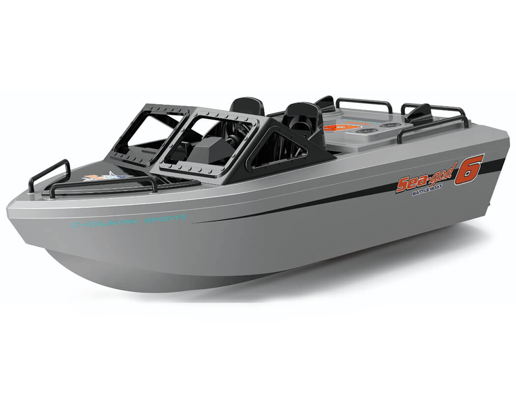 Heng Long Sea-God 6 Karting Brushless RTR Boat - 245mm Grey (HL3701-GY)