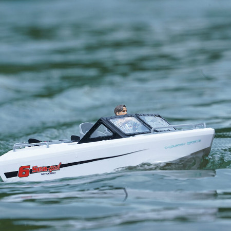 Heng Long Sea-God 6 Karting Brushless RTR Boat - 245mm White (HL3701-W)