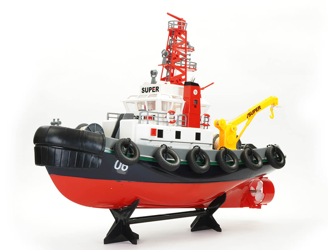Heng Long Tug Work Boat 2.4Ghz, 600mm W/Water Hose (HL3810)