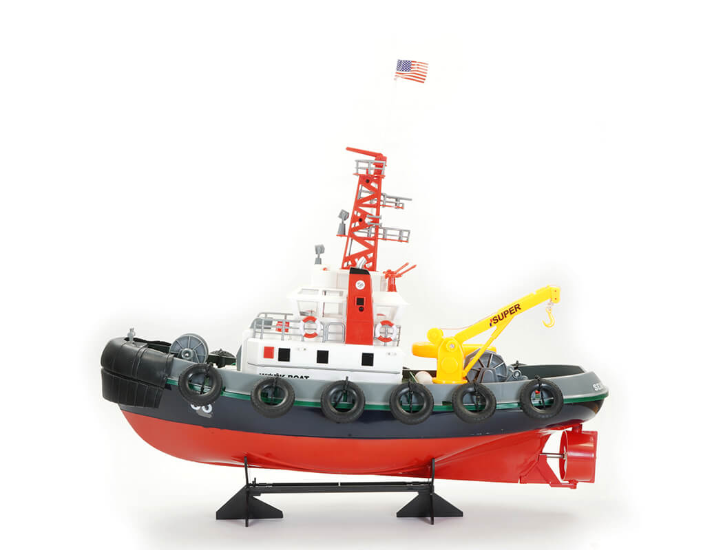 Heng Long Tug Work Boat 2.4Ghz, 600mm W/Water Hose (HL3810)