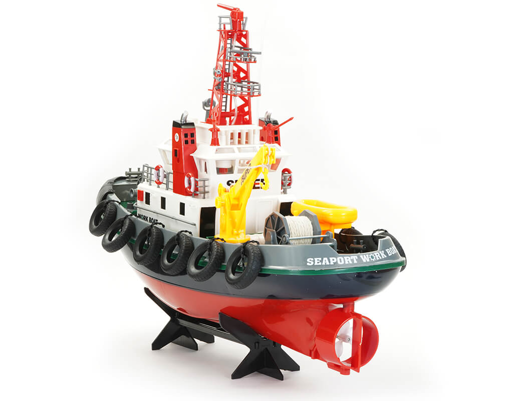 Heng Long Tug Work Boat 2.4Ghz, 600mm W/Water Hose (HL3810)
