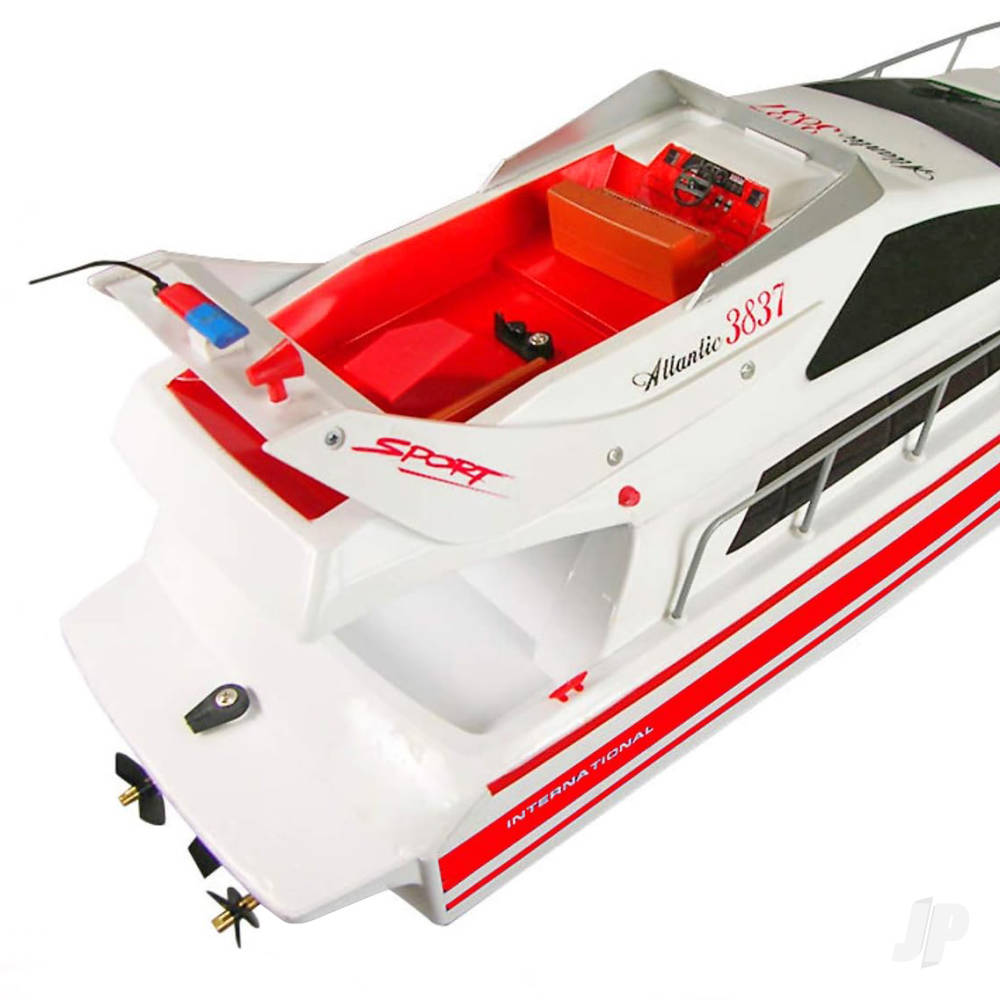 Henglong Atlantic Yacht (Luxury Powerboat) RTR, Red (700mm) (HLG3837)