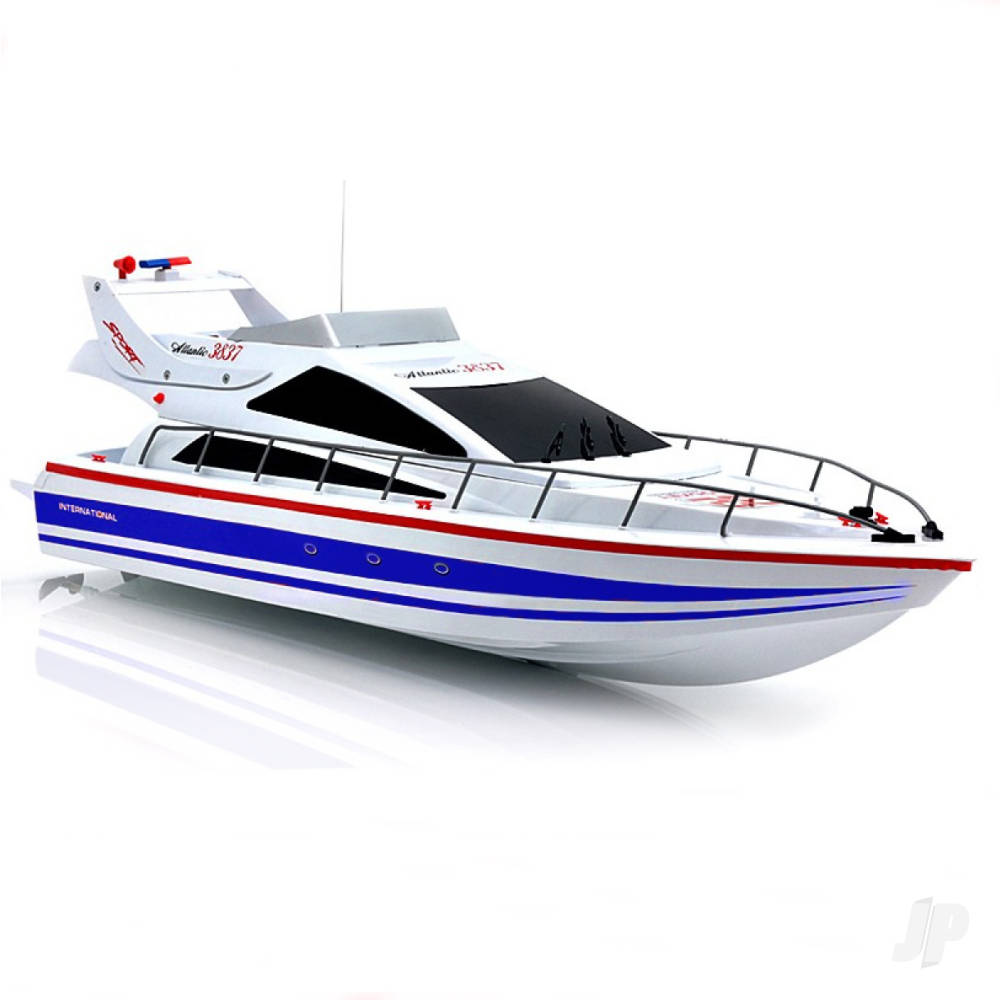 Henglong Atlantic Yacht (Luxury Powerboat) RTR, Blue (700mm) (HLG3837B)