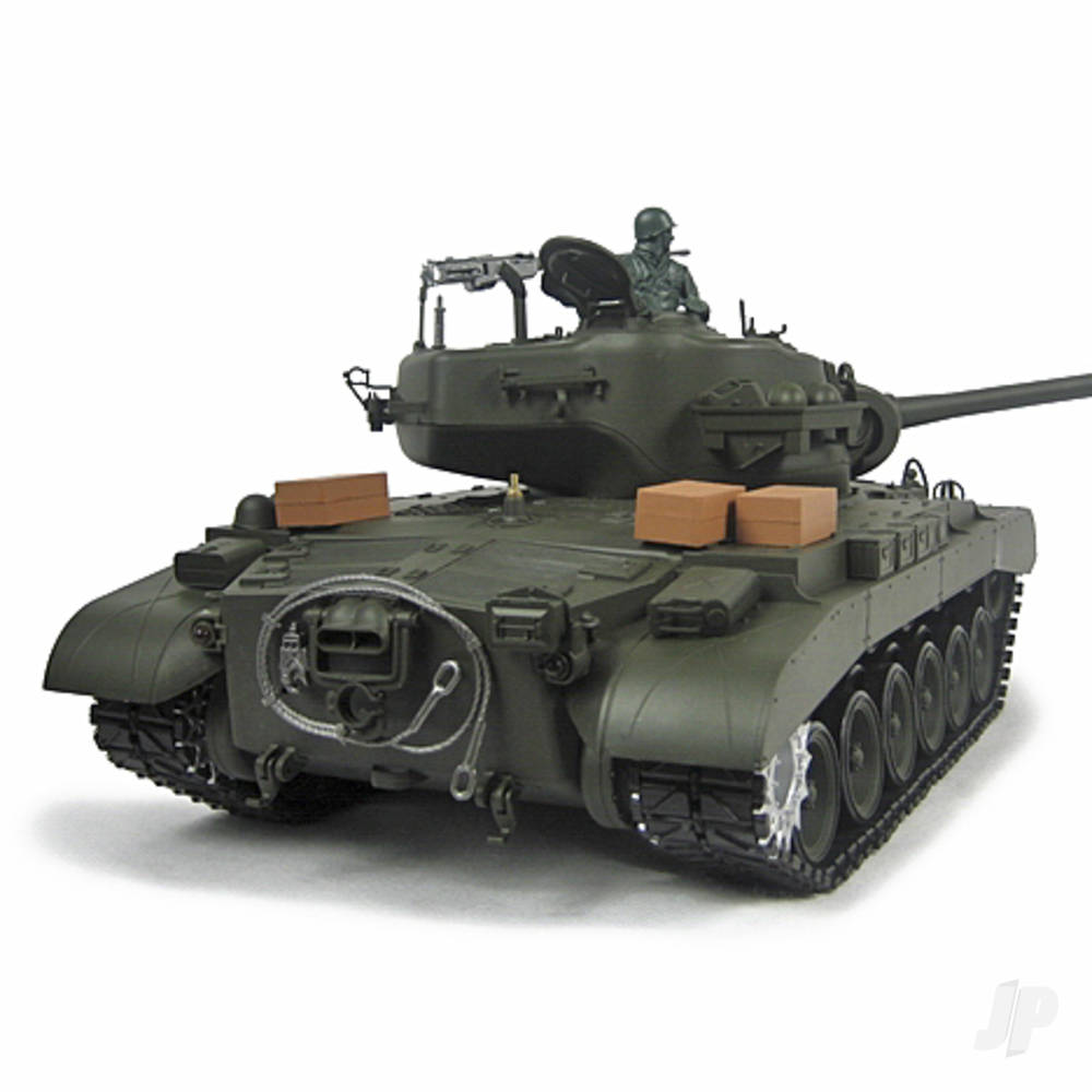 Henglong 1:16 US M26 Pershing with Infrared Battle System (2.4GHz + Shooter + Smoke + Sound) (HLG3838-1B)