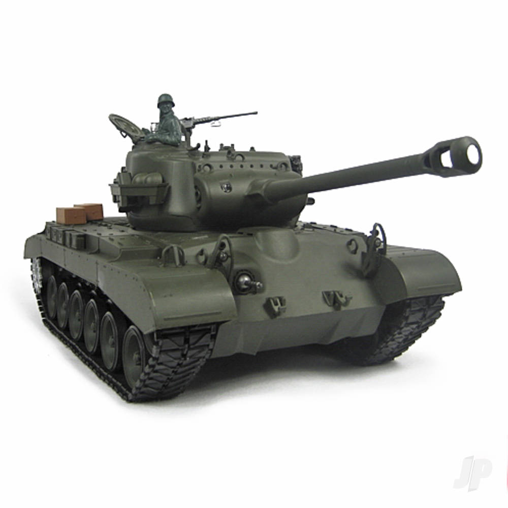 Henglong 1:16 US M26 Pershing with Infrared Battle System (2.4GHz + Shooter + Smoke + Sound) (HLG3838-1B)
