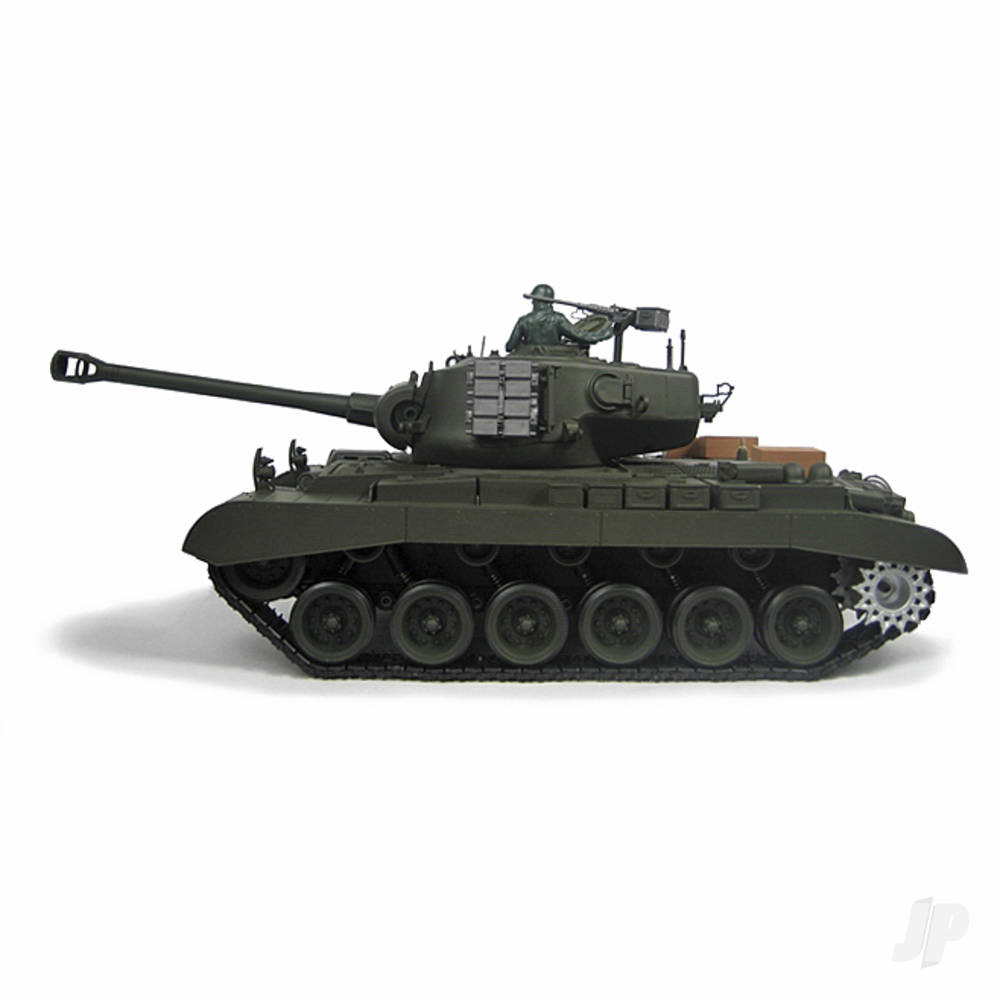 Henglong 1:16 US M26 Pershing with Infrared Battle System (2.4GHz + Shooter + Smoke + Sound) (HLG3838-1B)