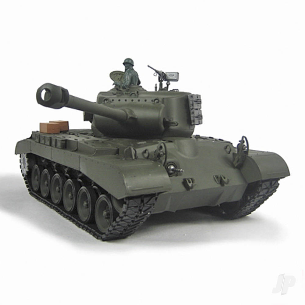 Henglong 1:16 US M26 Pershing with Infrared Battle System (2.4GHz + Shooter + Smoke + Sound) (HLG3838-1B)