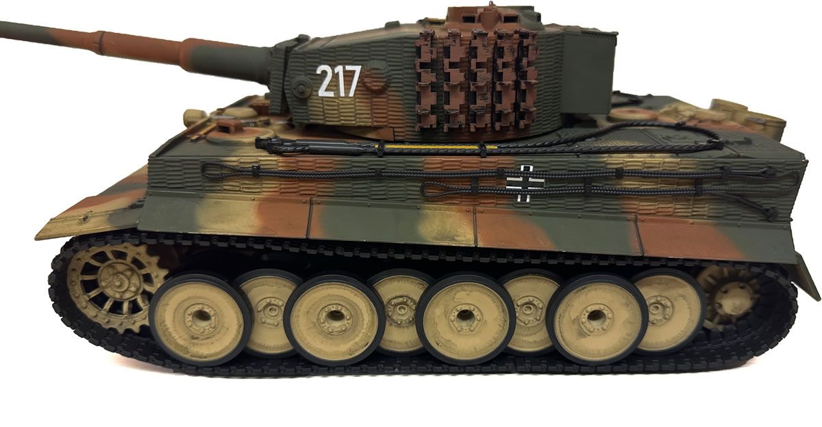 Henglong 1:24 Tiger 1 With Infrared Battle System (2.4Ghz + Shooter + Sound)(HLG3841-G)