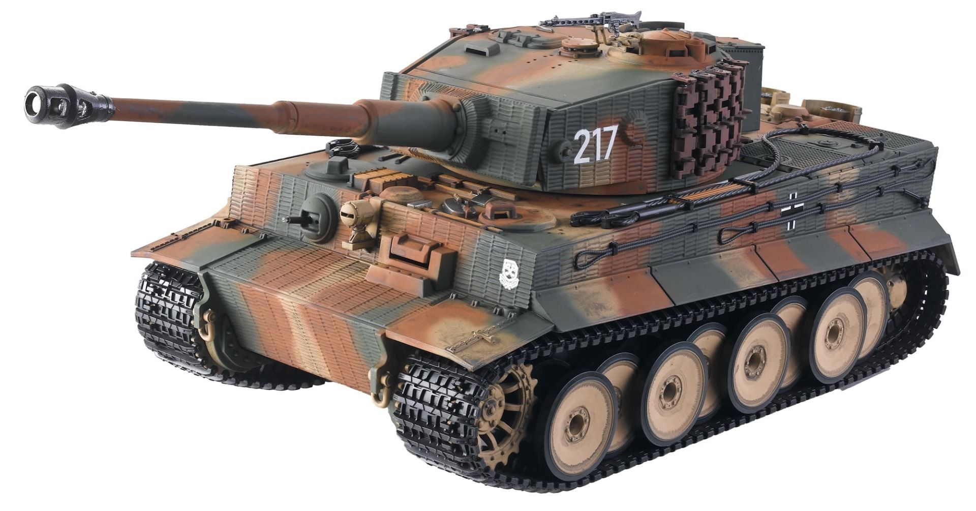 Henglong 1:24 Tiger 1 With Infrared Battle System (2.4Ghz + Shooter + Sound)(HLG3841-G)