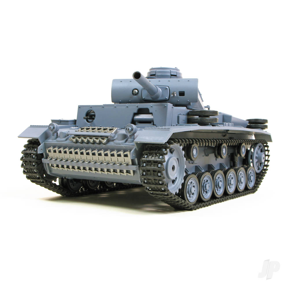 Henglong 1:16 German Panzerr III with Infrared Battle System (2.4GHz + Shooter + Smoke + Sound) (HLG3848-1B)