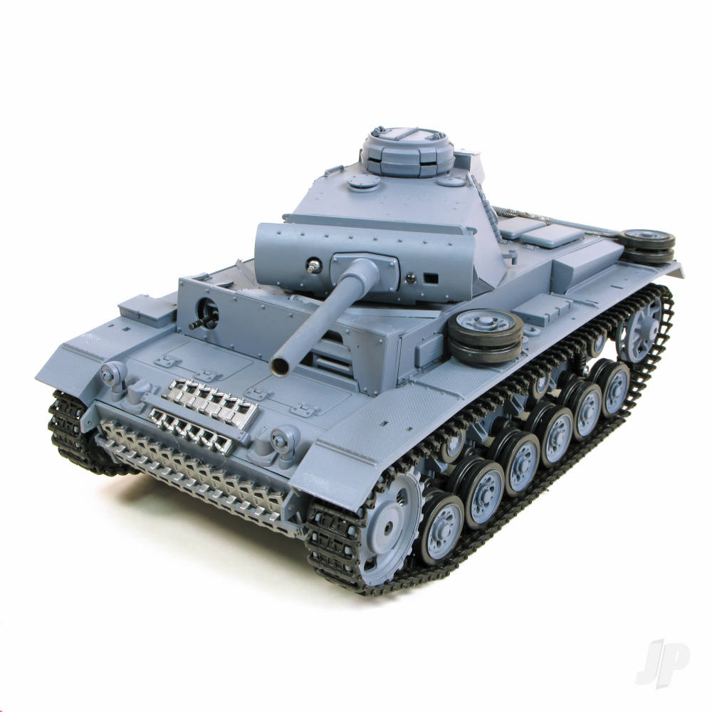 Henglong 1:16 German Panzerr III with Infrared Battle System (2.4GHz + Shooter + Smoke + Sound) (HLG3848-1B)