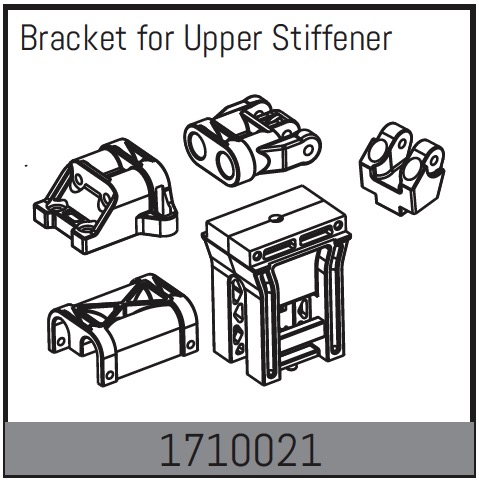 Absima Bracket For Upper Stiffener ( AB 1710021)