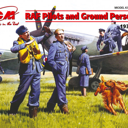 ICM RAF Pilots &amp; Ground Personnel (1939-1945) 7 Figures (ICM48081)