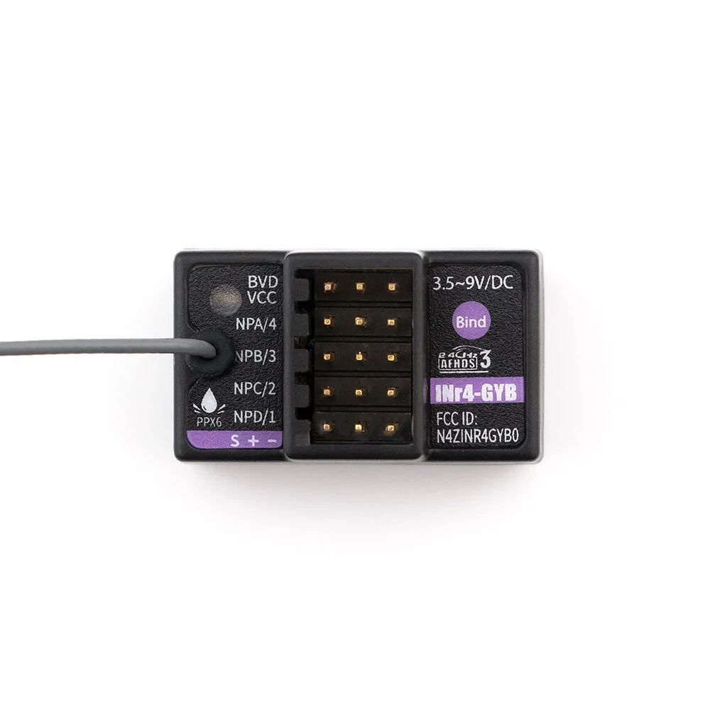 Flysky INr4-GYB 2.4GHz 4CH AFHDS 3 PWM/PPM/i-BUS2/S.BUS/i-BUS (INR4-GYB)