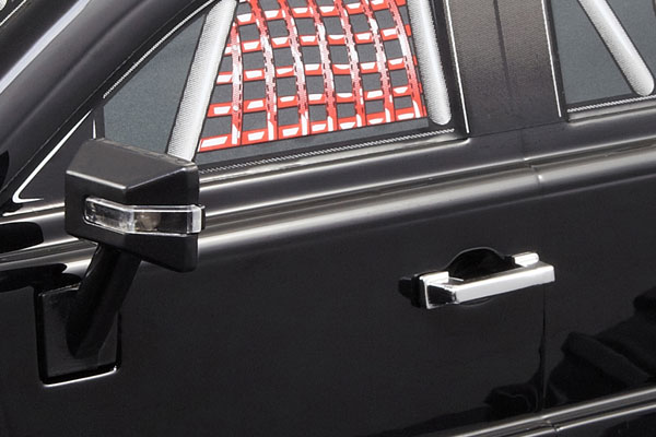 Killerbody Black Plastic Door Handle 1:10 Scale (KB48236)