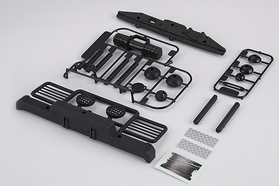 Killerbody Front &amp; Rear Bumper w/accent Light &amp; Winch (Traxxas TRX4/Axial SCX10) (KB48724)