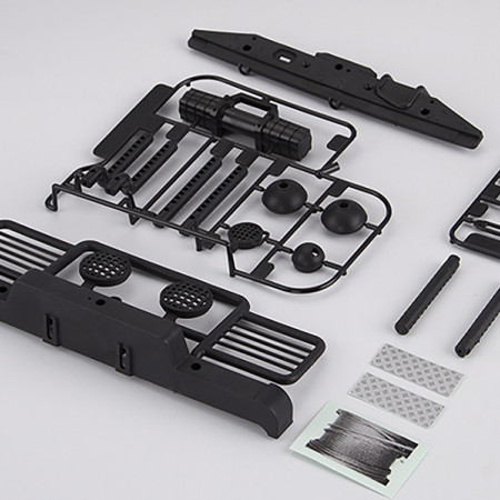 Killerbody Front &amp; Rear Bumper w/accent Light &amp; Winch (Traxxas TRX4/Axial SCX10) (KB48724)