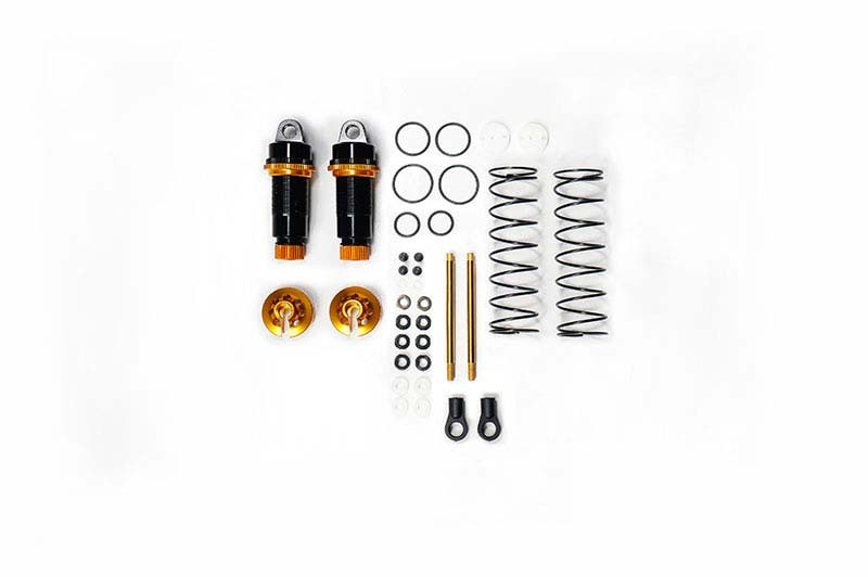 Koswork Rear Shock Set Big Bore 12mm Gold 1:10 Buggy (2) (KOS04351-1GDR)