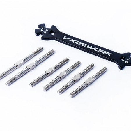 Koswork Turnbuckle Set HD (6) Kyosho Ultima &amp; JJ (KOS04361-01)