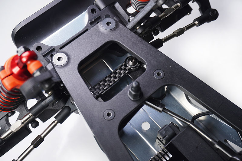 Koswork Kyosho Ultima & JJ Carbon Steering Link Plate Set (KOS04361-16)