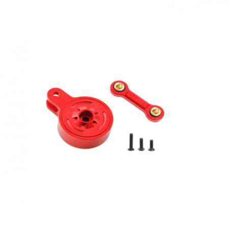 SC Models Aluminum 25T Servo Horn Red Arrma 3S/4S (KR002A)