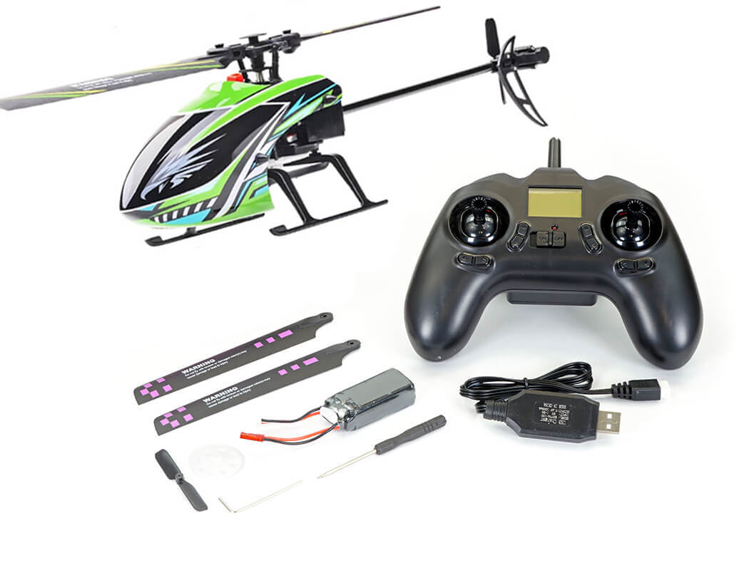 Kootai F03 4Ch Single Blade Flybarless Helicopter - Green (KT-F03G)