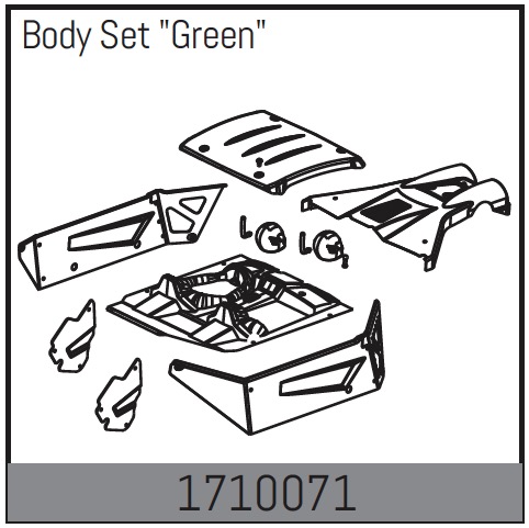 Absima Body Set 1 ( AB 1710071)