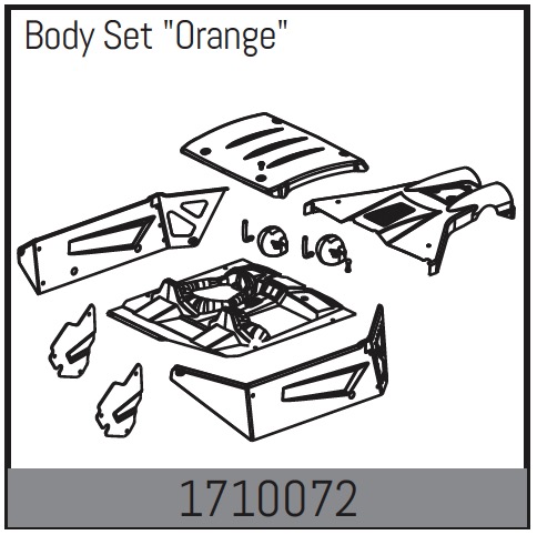 Absima Body Set 2 ( AB 1710072)
