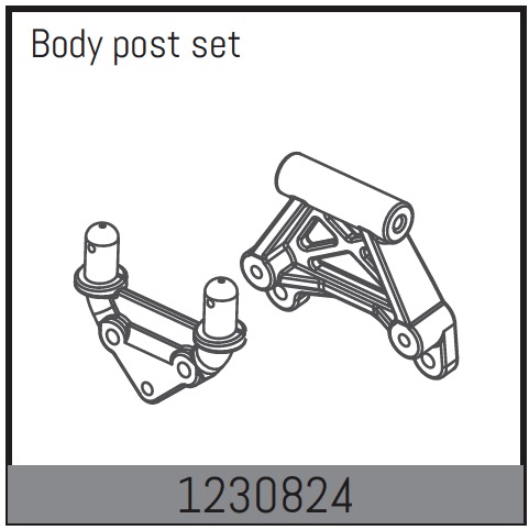 Absima Body Post Set ( AB 1230824)